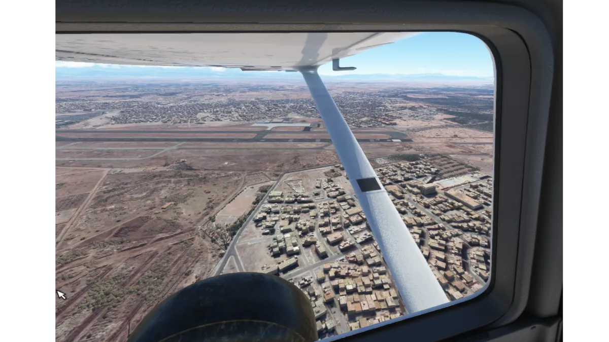 Luego subimos nuevamente al norte a Malagón y ya hacia el este pasando por el parque nacional de Cabañeros, Río Guadiana, Trujillo y Cáceres.  Desde Cáceres al sur para buscar el aeroclub Cáceres, la Cervera en donde aterrizamos por pista 29 izquierda.