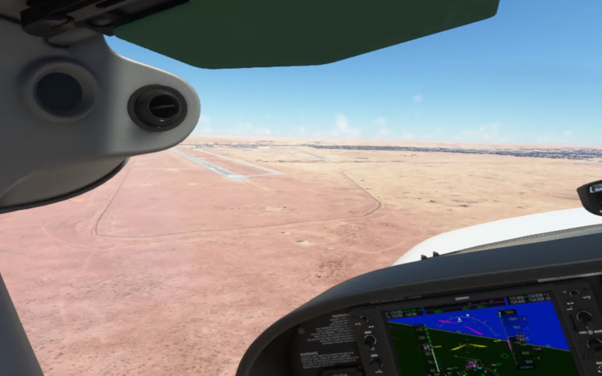 Luego subimos nuevamente al norte a Malagón y ya hacia el este pasando por el parque nacional de Cabañeros, Río Guadiana, Trujillo y Cáceres.  Desde Cáceres al sur para buscar el aeroclub Cáceres, la Cervera en donde aterrizamos por pista 29 izquierda.