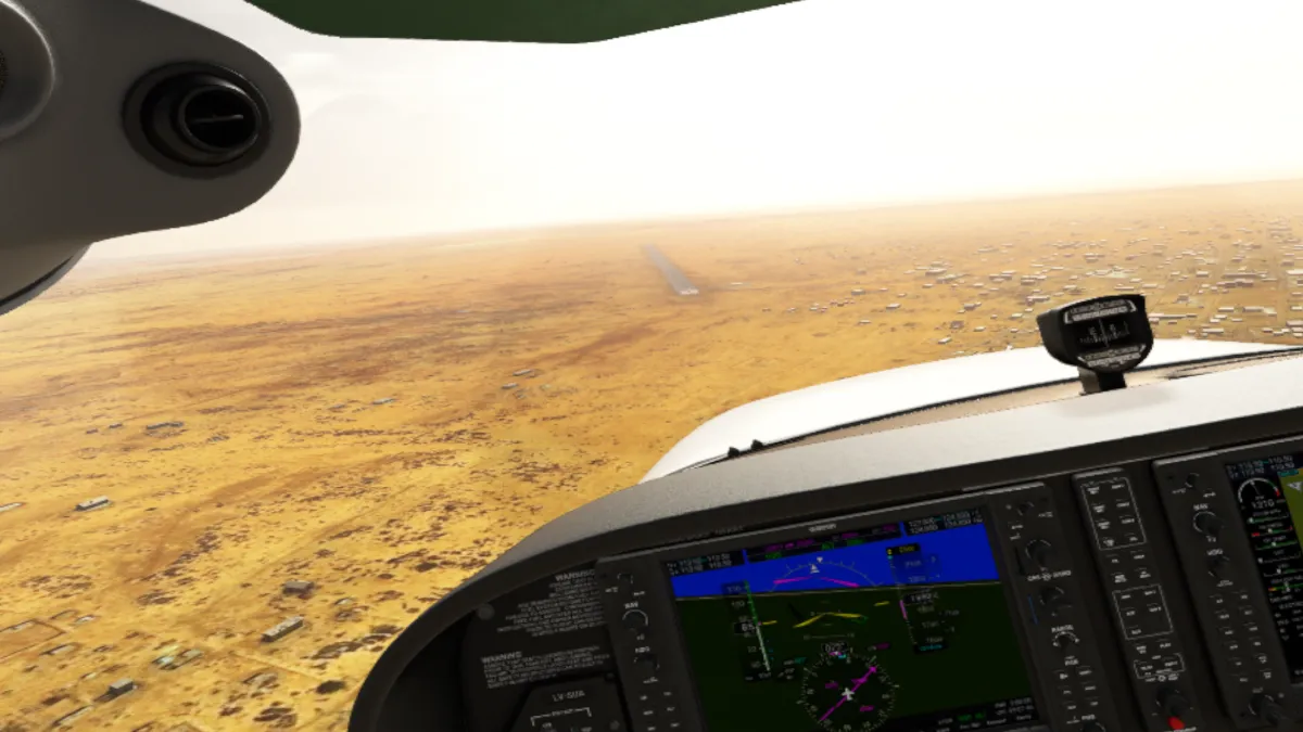 Luego subimos nuevamente al norte a Malagón y ya hacia el este pasando por el parque nacional de Cabañeros, Río Guadiana, Trujillo y Cáceres.  Desde Cáceres al sur para buscar el aeroclub Cáceres, la Cervera en donde aterrizamos por pista 29 izquierda.